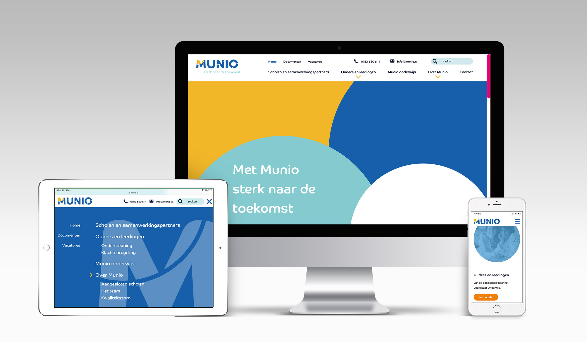 munio ontwerp en realisatie website