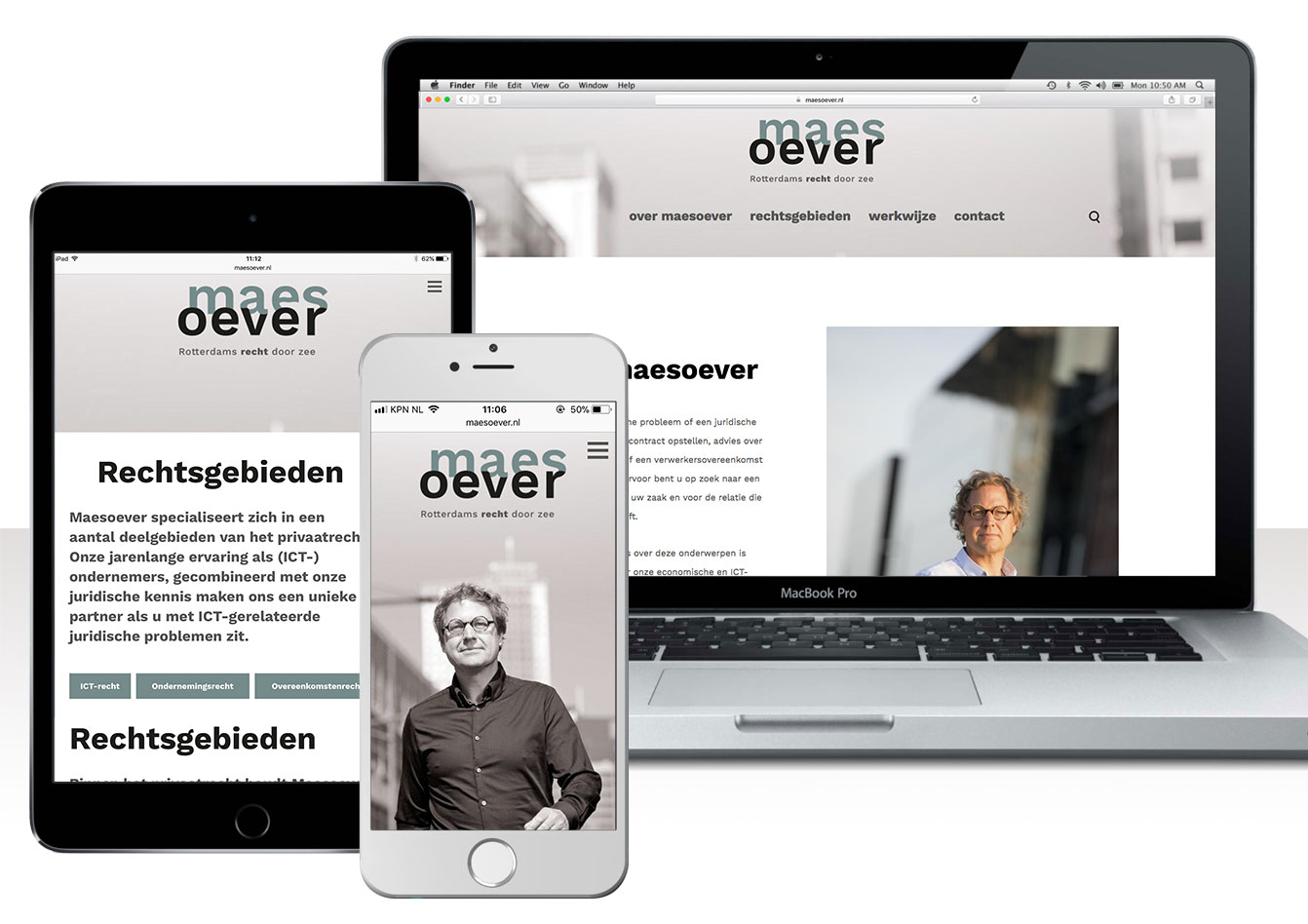 ontwerp en realisatie Maesoever website