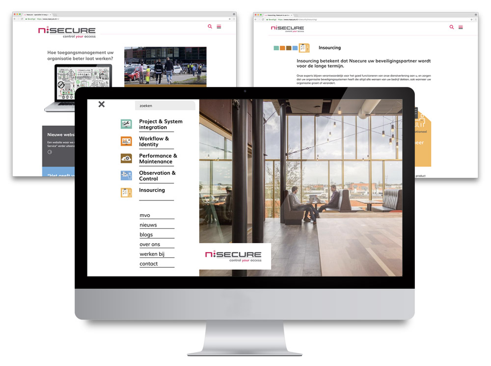 ontwerp en realisatie nsecure website