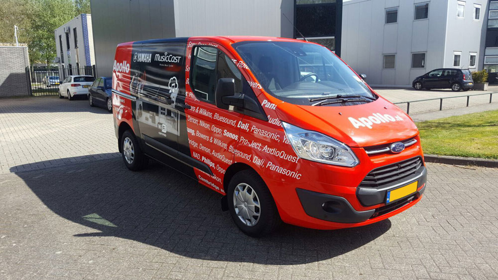 Ontwerp bus belettering Apollo Almere