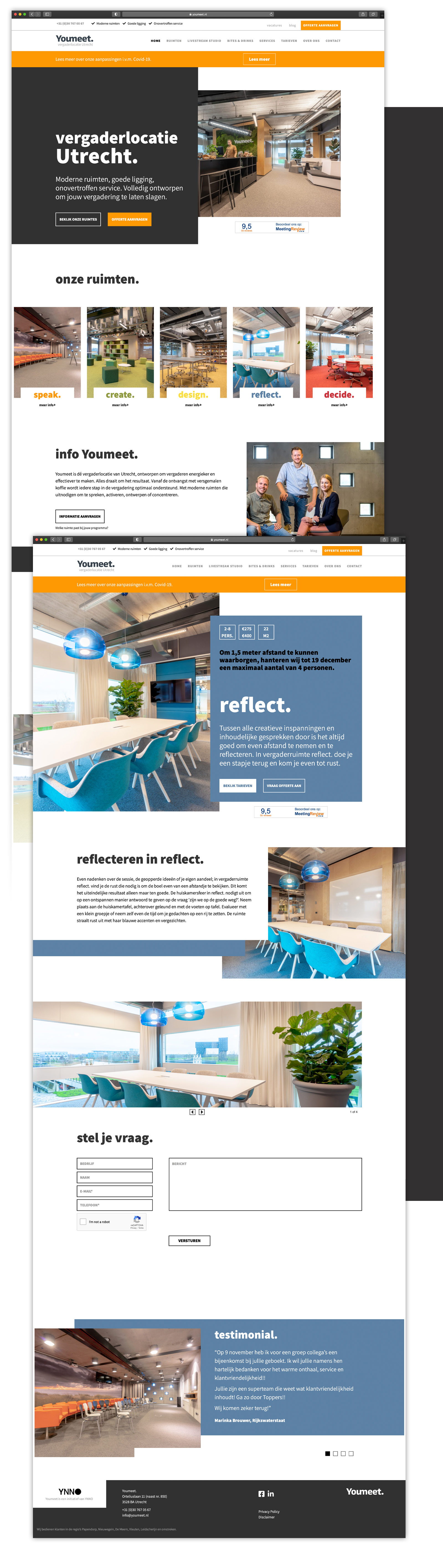 youmeet website ontwerp